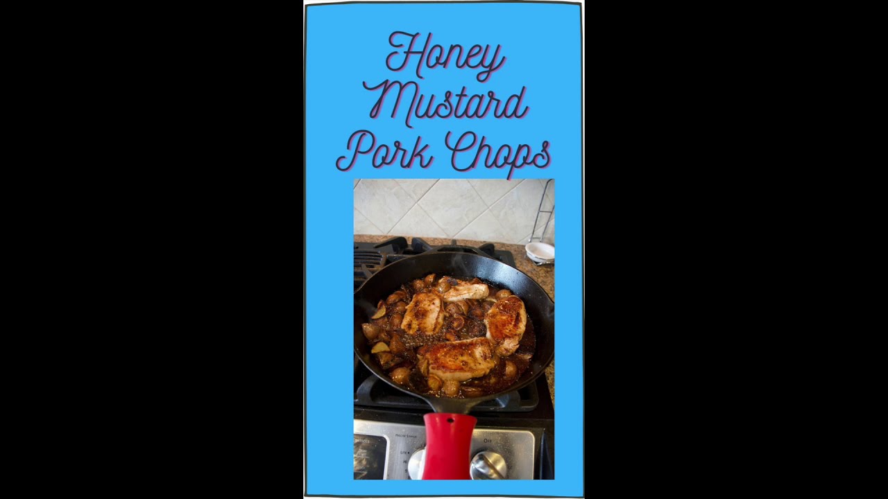 Honey Mustard Pork Chops #shorts - Dining and Cooking