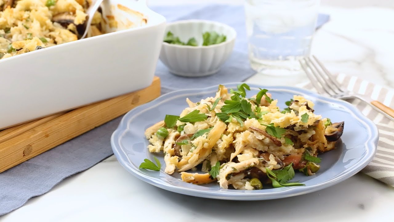 Creamy Chicken and Rice Casserole - Martha Stewart - Dining and Cooking