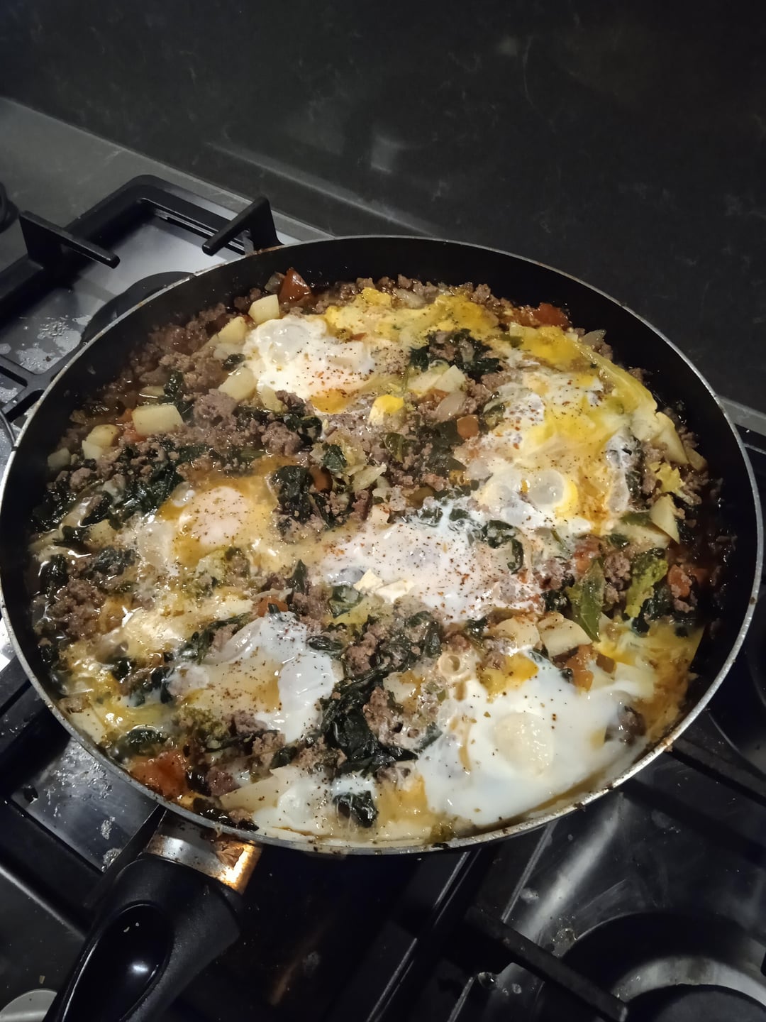 Ground Beef, Potato & Egg Skillet for 6 days - Dining and Cooking