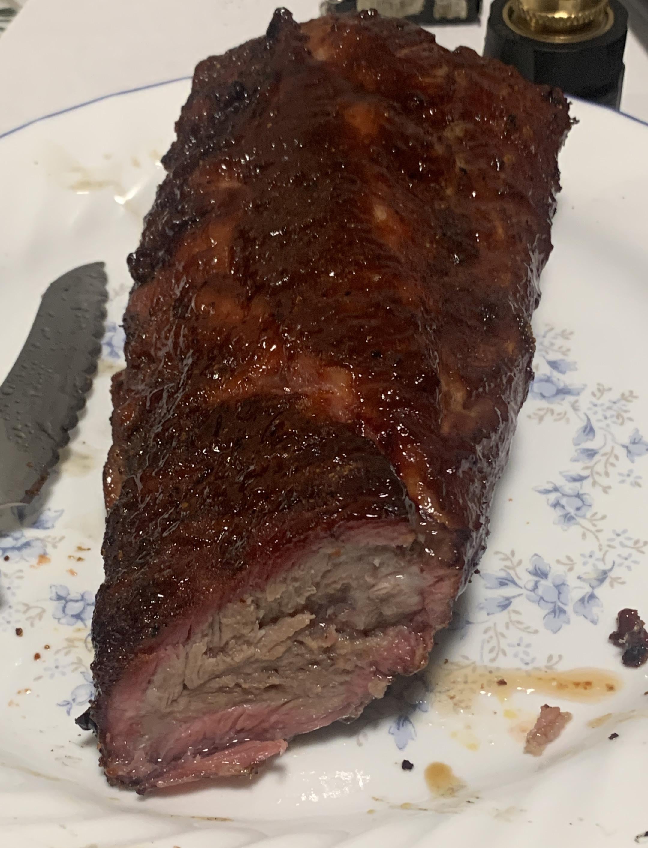 Plum wood smoked ribs - Dining and Cooking