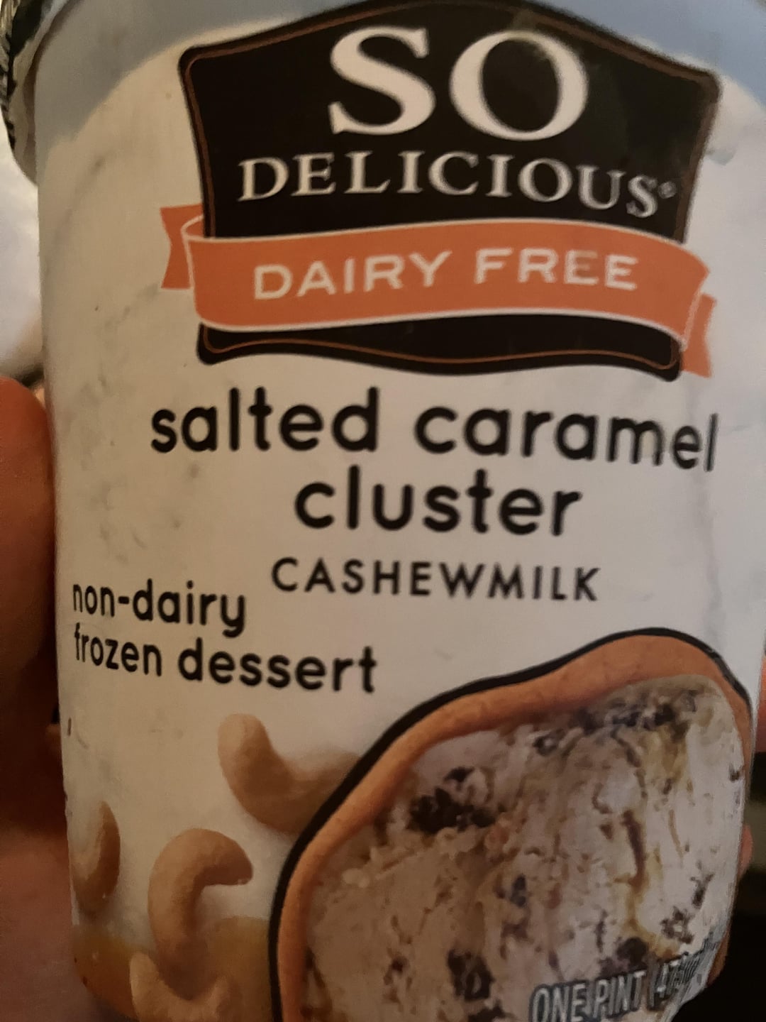 So Delicious Salted Caramel Cluster Cashew Milk Dining And Cooking 8682